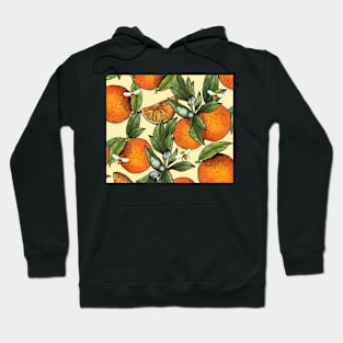 Orange Blossoms and Honey Bees Hoodie